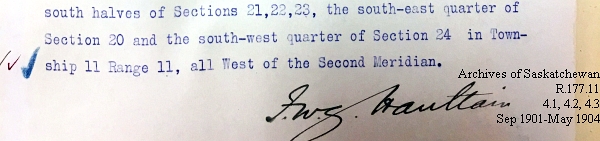 Saskatchewan One Room School House Orders Issued by the Commissioner of Education. Province of Saskatchewan, Canada. Sept 1901- May 1904