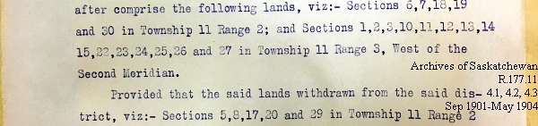 Saskatchewan One Room School House Orders Issued by the Commissioner of Education. Province of Saskatchewan, Canada. Sept 1901- May 1904