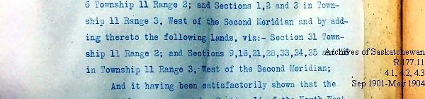 Saskatchewan One Room School House Orders Issued by the Commissioner of Education. Province of Saskatchewan, Canada. Sept 1901- May 1904