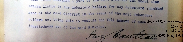 Saskatchewan One Room School House Orders Issued by the Commissioner of Education. Province of Saskatchewan, Canada. Sept 1901- May 1904