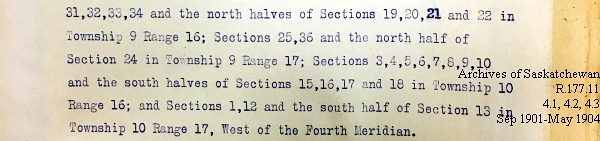 Saskatchewan One Room School House Orders Issued by the Commissioner of Education. Province of Saskatchewan, Canada. Sept 1901- May 1904