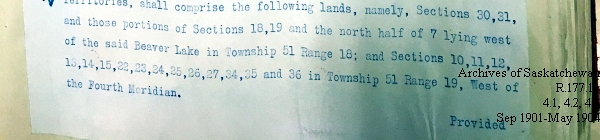 Saskatchewan One Room School House Orders Issued by the Commissioner of Education. Province of Saskatchewan, Canada. Sept 1901- May 1904