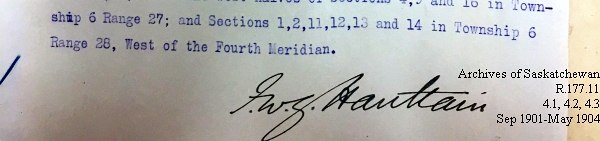 Saskatchewan One Room School House Orders Issued by the Commissioner of Education. Province of Saskatchewan, Canada. Sept 1901- May 1904