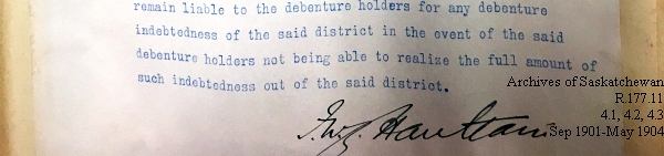 Saskatchewan One Room School House Orders Issued by the Commissioner of Education. Province of Saskatchewan, Canada. Sept 1901- May 1904