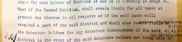 Saskatchewan One Room School House Orders Issued by the Commissioner of Education. Province of Saskatchewan, Canada. Sept 1901- May 1904