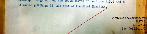 Saskatchewan One Room School House Orders Issued by the Commissioner of Education. Province of Saskatchewan, Canada. Sept 1901- May 1904