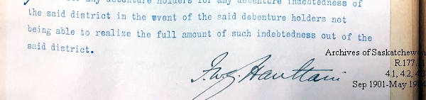 Saskatchewan One Room School House Orders Issued by the Commissioner of Education. Province of Saskatchewan, Canada. Sept 1901- May 1904