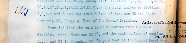 Saskatchewan One Room School House Orders Issued by the Commissioner of Education. Province of Saskatchewan, Canada. Sept 1901- May 1904