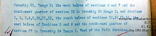 Saskatchewan One Room School House Orders Issued by the Commissioner of Education. Province of Saskatchewan, Canada. Sept 1901- May 1904