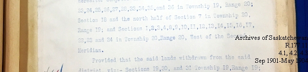 Saskatchewan One Room School House Orders Issued by the Commissioner of Education. Province of Saskatchewan, Canada. Sept 1901- May 1904