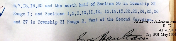 Saskatchewan One Room School House Orders Issued by the Commissioner of Education. Province of Saskatchewan, Canada. Sept 1901- May 1904