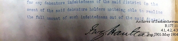 Saskatchewan One Room School House Orders Issued by the Commissioner of Education. Province of Saskatchewan, Canada. Sept 1901- May 1904