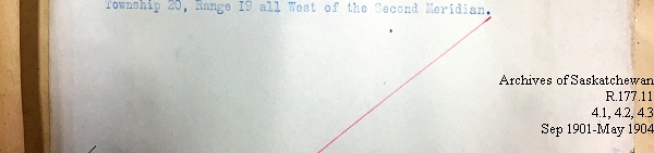 Saskatchewan One Room School House Orders Issued by the Commissioner of Education. Province of Saskatchewan, Canada. Sept 1901- May 1904