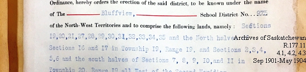 Saskatchewan One Room School House Orders Issued by the Commissioner of Education. Province of Saskatchewan, Canada. Sept 1901- May 1904