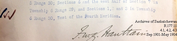 Saskatchewan One Room School House Orders Issued by the Commissioner of Education. Province of Saskatchewan, Canada. Sept 1901- May 1904