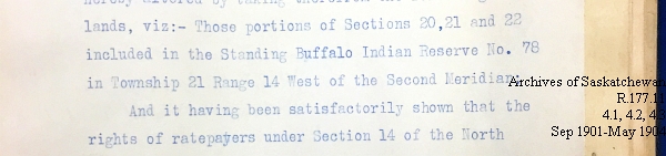 Saskatchewan One Room School House Orders Issued by the Commissioner of Education. Province of Saskatchewan, Canada. Sept 1901- May 1904