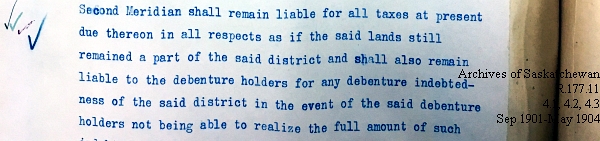 Saskatchewan One Room School House Orders Issued by the Commissioner of Education. Province of Saskatchewan, Canada. Sept 1901- May 1904