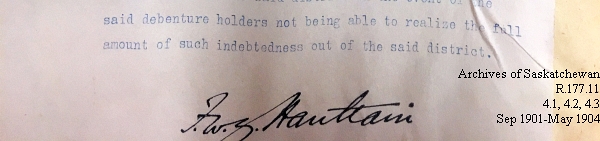 Saskatchewan One Room School House Orders Issued by the Commissioner of Education. Province of Saskatchewan, Canada. Sept 1901- May 1904