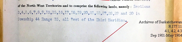 Saskatchewan One Room School House Orders Issued by the Commissioner of Education. Province of Saskatchewan, Canada. Sept 1901- May 1904