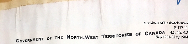 Saskatchewan One Room School House Orders Issued by the Commissioner of Education. Province of Saskatchewan, Canada. Sept 1901- May 1904