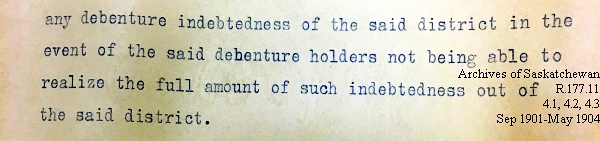 Saskatchewan One Room School House Orders Issued by the Commissioner of Education. Province of Saskatchewan, Canada. Sept 1901- May 1904