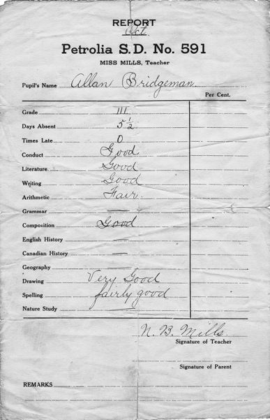 Petrolia School District 591, SW Section 18 Township 16 Range 25 West of the 2nd meridian, 1901-1962, near Moose Jaw- Saskatchewan Gen Web