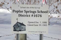 Poplar Springs School District 1676 near Gorlitz and Canora SK 