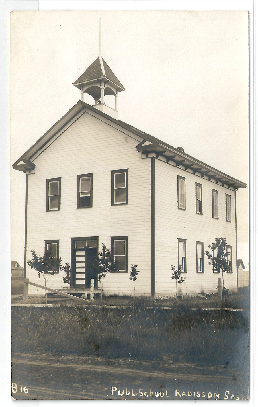 Radisson School, Radisson historical post card