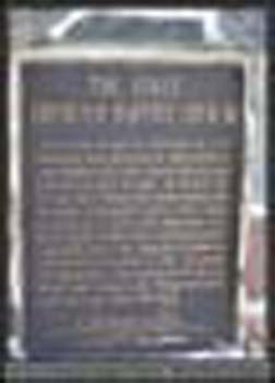 FirstEbenezerBaptistChurchPlaque