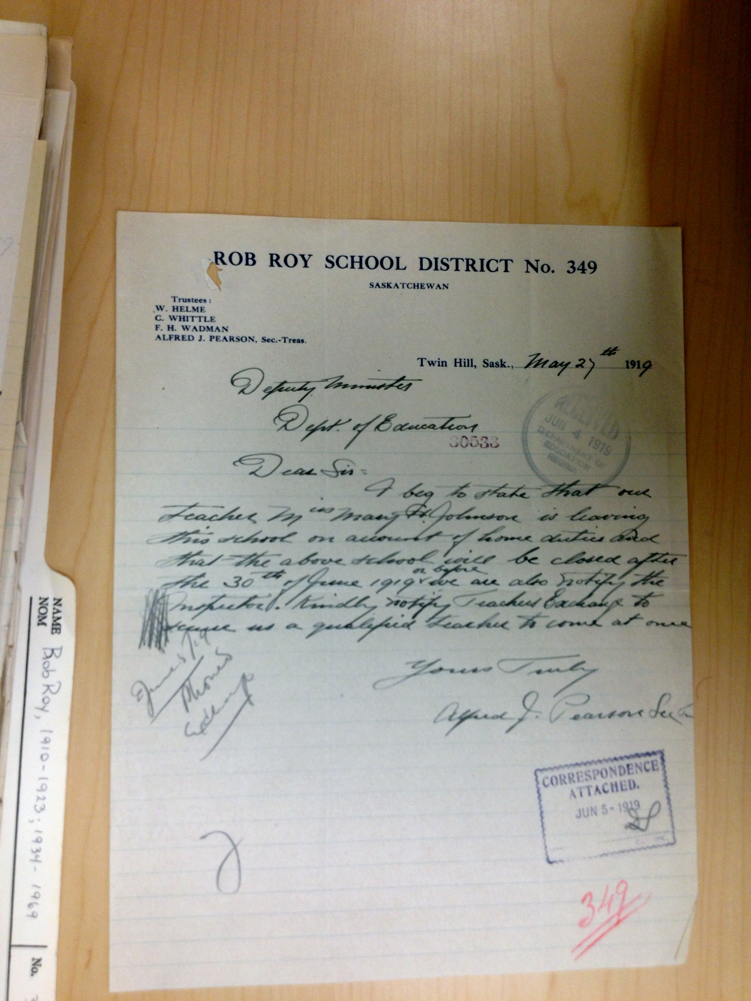 Rob Roy School District 349, South East quarter Section 33 Township 23 range 10 west of the third meridian, near Lucky Lake, 1911, Lucky Lake Village South West quarter of section 25 township 23 range 9 west of the third meridian, Lucky Lake is near Outlook, Saskatchewan, - Saskatchewan Gen Web - Saskatchewan One room School Project