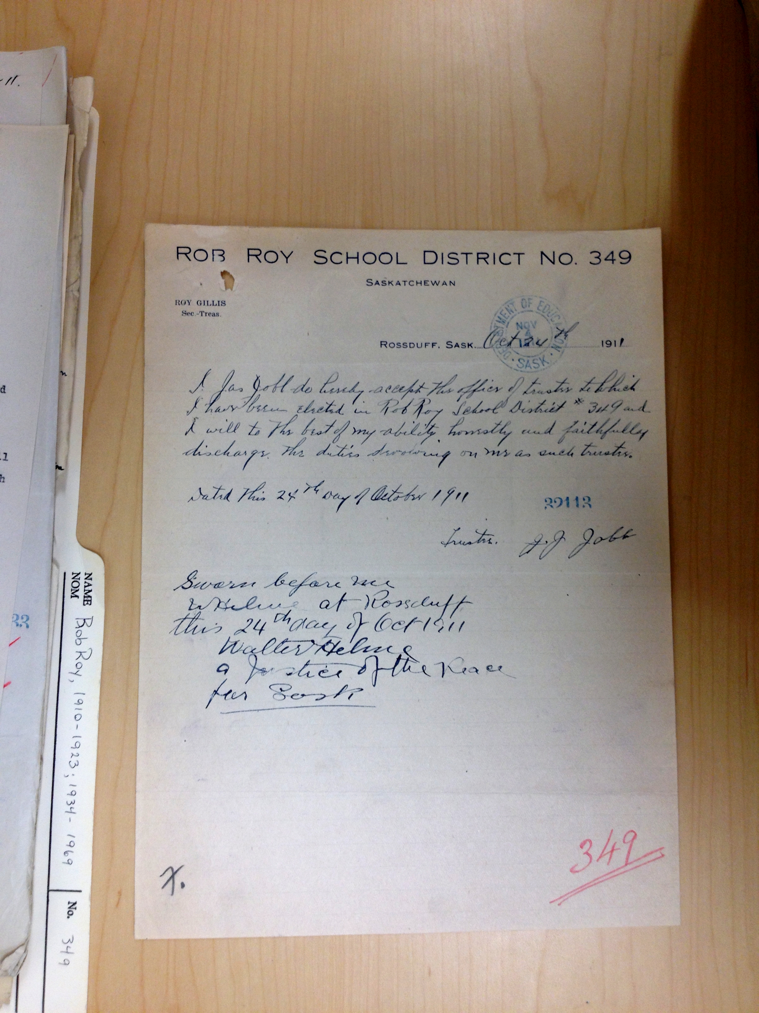 Rob Roy School District 349, South East quarter Section 33 Township 23 range 10 west of the third meridian, near Lucky Lake, 1911, Lucky Lake Village South West quarter of section 25 township 23 range 9 west of the third meridian, Lucky Lake is near Outlook, Saskatchewan, - Saskatchewan Gen Web - Saskatchewan One room School Project