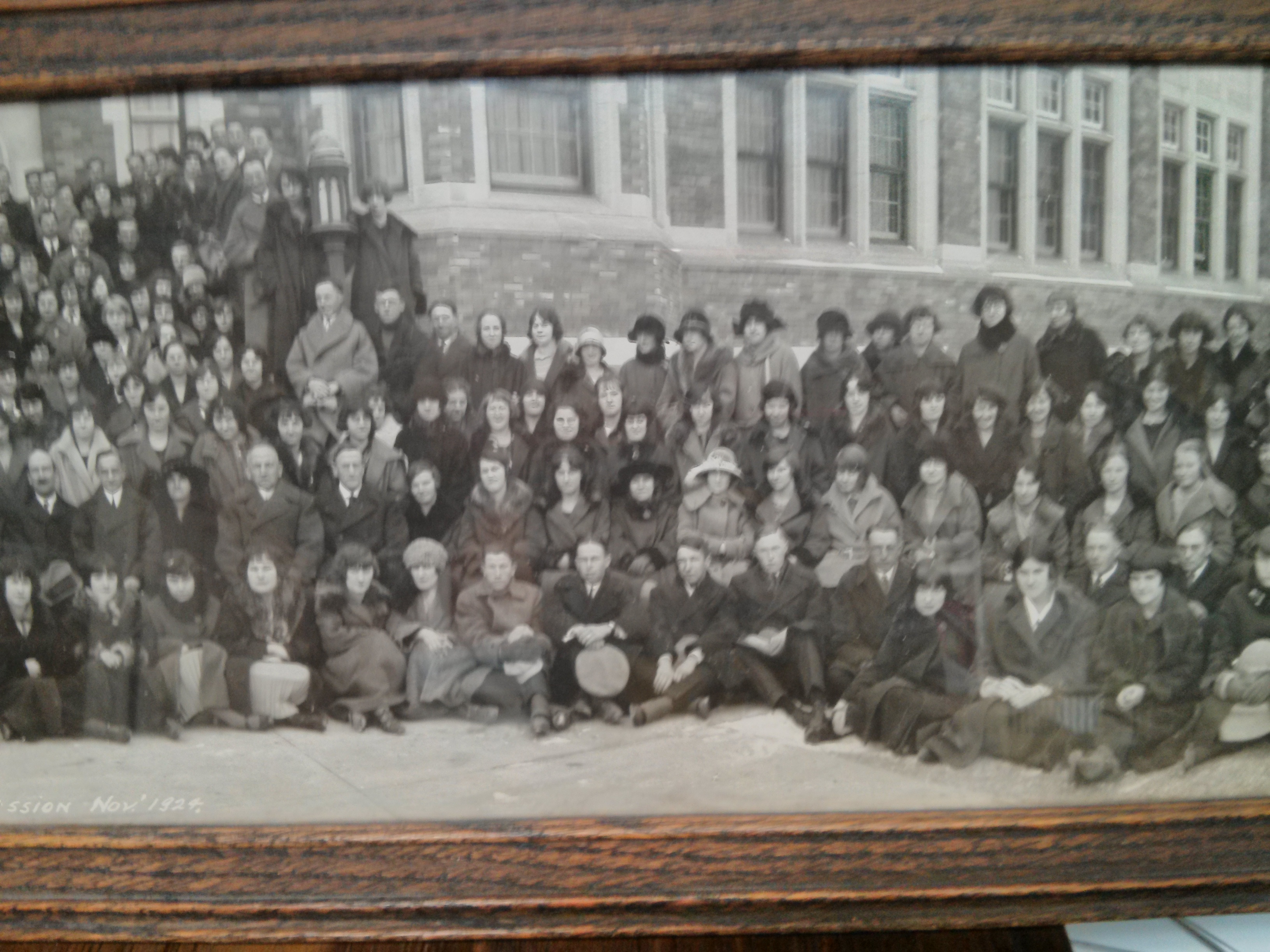 Saskatoon Normal School Photograph of class 1924 RIGHT MIDDLE  of image