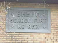 Sheho School District 953,Decimal 51.5853 -103.20945,DDD MM.MMM N 51 35.118 W 103 12.567,DDD MM SS.SSS N 51 35' 07.080'' W 103 12' 34.020'',on the secondary highway 617 at the corner of the village of Sheho 