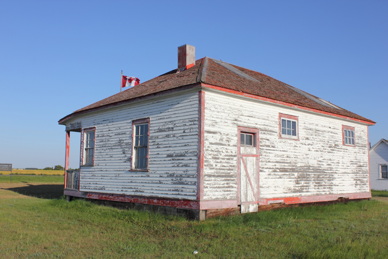 St Johns School and Church near Leader Saskatchewan Sts Peter and Paul Church near Blumenfeld 