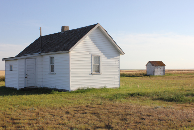 St Johns School and Church near Leader Saskatchewan Sts Peter and Paul Church near Blumenfeld 