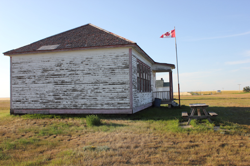 St Johns School and Church near Leader Saskatchewan Sts Peter and Paul Church near Blumenfeld 