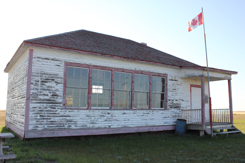 St Johns School and Church near Leader Saskatchewan Sts Peter and Paul Church near Blumenfeld 