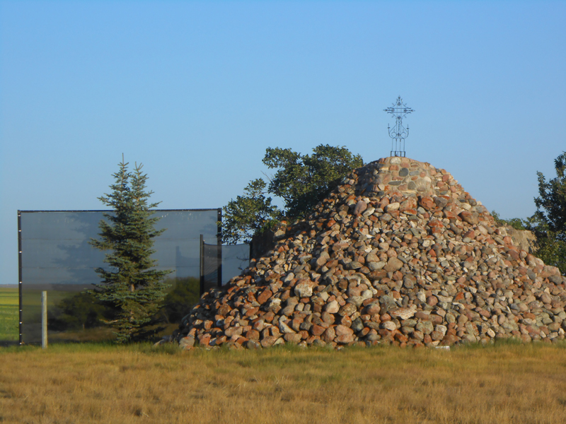 St Johns School and Church near Leader Saskatchewan Sts Peter and Paul Church near Blumenfeld 