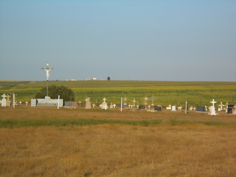 St Johns School and Church near Leader Saskatchewan Sts Peter and Paul Church near Blumenfeld 