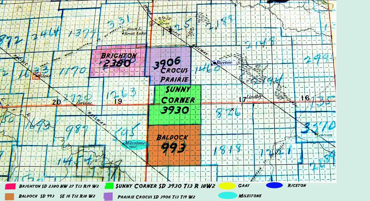 Sunny Corner SD 3930 map Tsp 13 Rge 18 W2 Saskatchewan></center>
<P LANG=