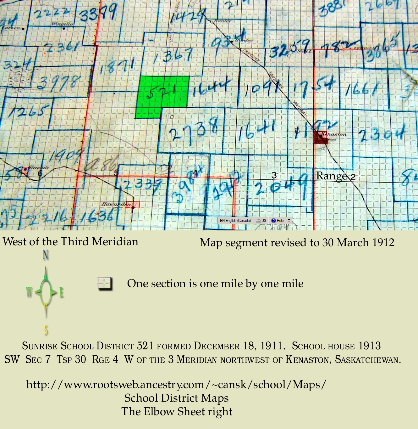 SUNRISE 	School District # 521, ,	1911-1946, near Hanley, SK,  Saskatchewan One Room School Project CA, Canada, Sk, Saskatchewan 