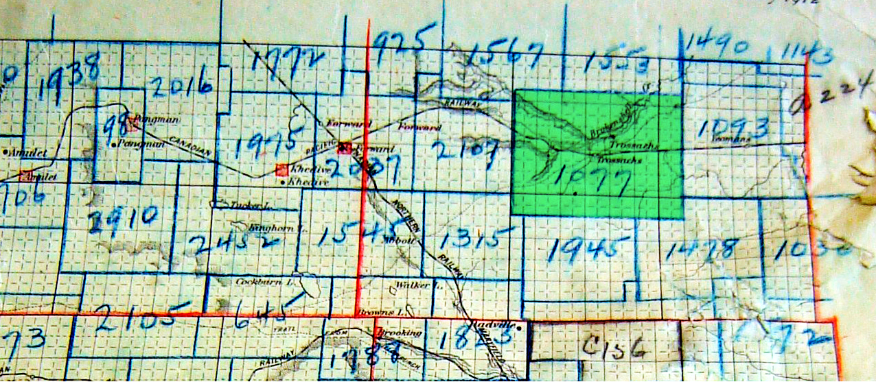 Trossachs School District 1077, Trossachs, Brokenshell School District 1077, near Trossachs, Forward, Khedive