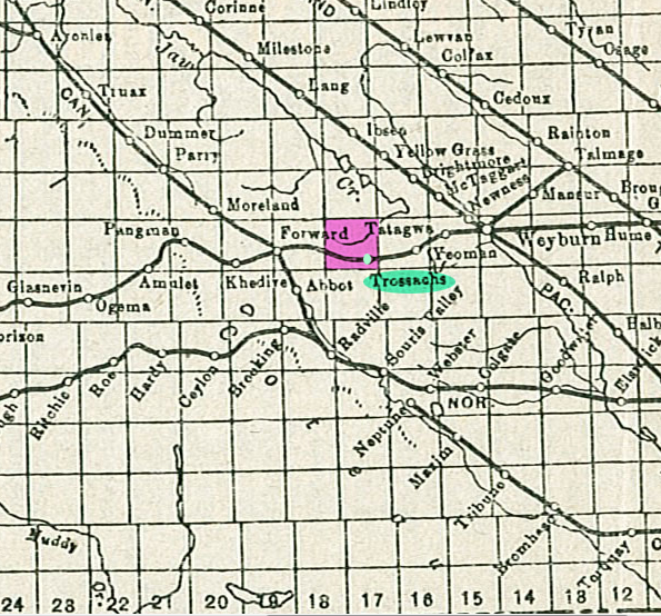 Trossachs School District 1077, Trossachs, Brokenshell School District 1077, near Trossachs, Forward, Khedive