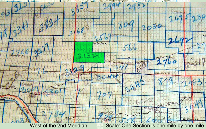 West Lawn School District 3132, 1914-1946, SE 	Sec 29 	Tsp 7 	Rge 24 	W of the 2 Meridian, Willow Bunch, Horizon, Glasnevin 