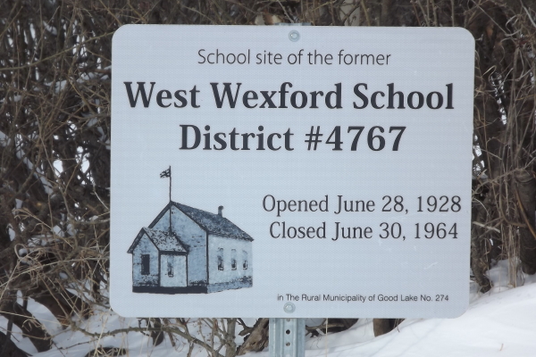 Poplar Springs School District 1676, Dec. 7 1906 - June 30, 1965, 		Sec 	Tsp 30 	Rge 5 	W of the 2 Meridian , Unity, Burgis, Canora