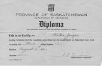 1911 Third Class Diploma