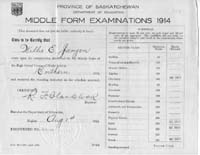 1914 High school exams