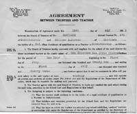 1922 contract Rosthern 1, $1300