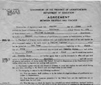 1923 contract Rosthern  474, 1, $1200