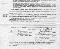 1923 contract Rosthern  474, 2